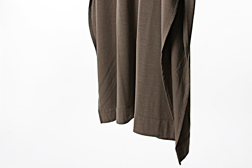 NO CONTROL AIR/ノーコントロールエアー/Super 120´s 天竺ロングプルオーバー/19-20AW/36/レディース/ブラウンベージュ/ネイビー/A9-NC137T0