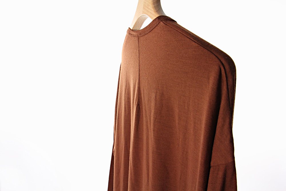 NO CONTROL AIR/ノーコントロールエアー/Super 120´s 天竺セーター/19-20AW/M/ユニセックス/バーントオレンジ/A9-NC133TF