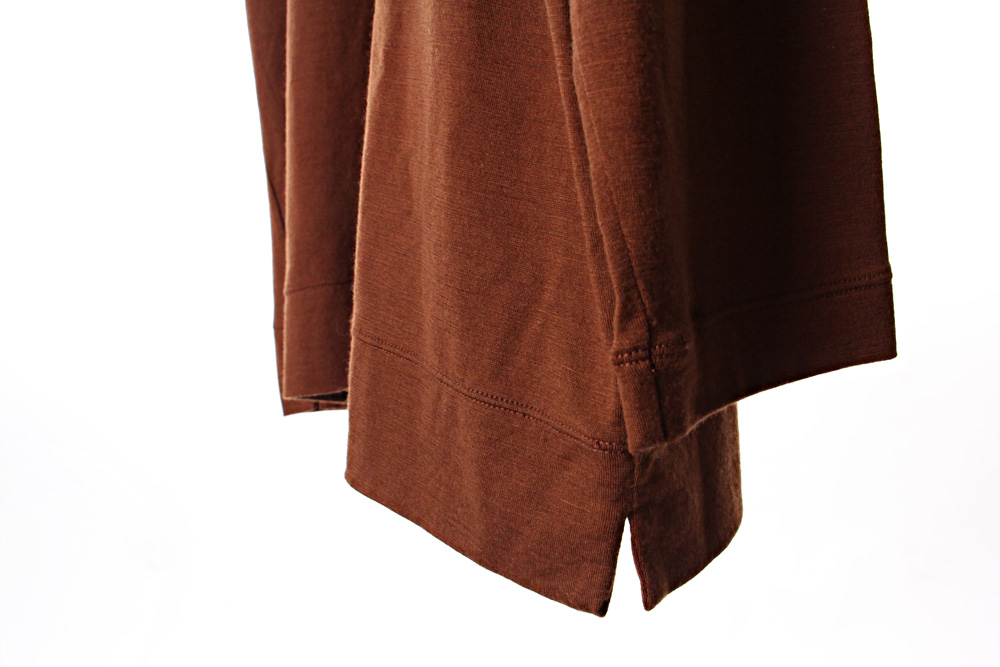 NO CONTROL AIR/ノーコントロールエアー/Super 120´s 天竺セーター/19-20AW/M/ユニセックス/バーントオレンジ/A9-NC133TF