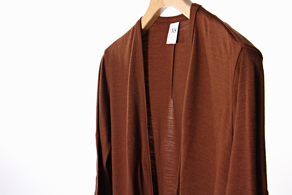 NO CONTROL AIR/ノーコントロールエアー/Super 120´s 天竺カーディガン/19-20AW/XS/M/ユニセックス/バーントオレンジ/ダークグレー/ネイビー/A9-NC135TD