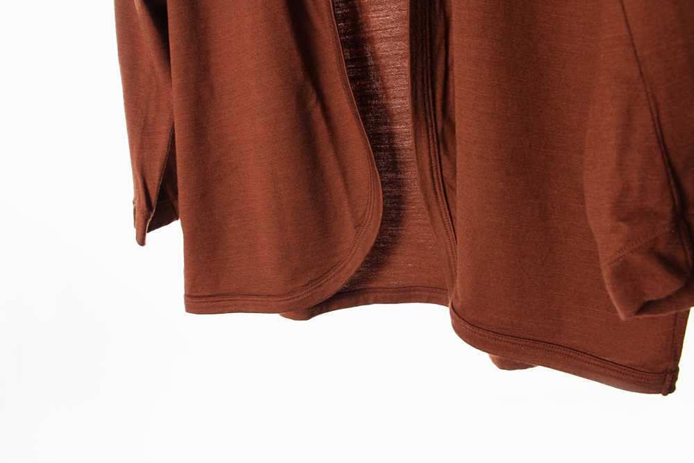 NO CONTROL AIR/ノーコントロールエアー/Super 120´s 天竺カーディガン/19-20AW/XS/M/ユニセックス/バーントオレンジ/ダークグレー/ネイビー/A9-NC135TD