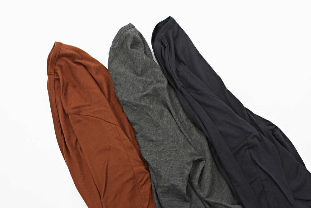 NO CONTROL AIR/ノーコントロールエアー/Super 120´s 天竺カーディガン/19-20AW/XS/M/ユニセックス/バーントオレンジ/ダークグレー/ネイビー/A9-NC135TD