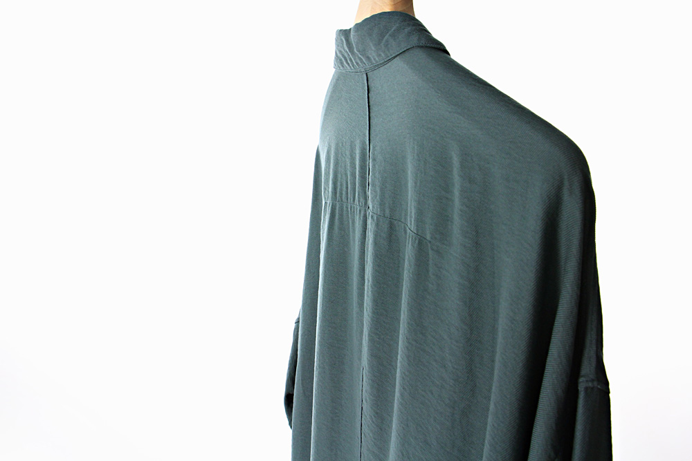 NO CONTROL AIR/ノーコントロールエアー/リヨセル&ナイロン カルゼ長袖シャツ/19-20AW/M/ユニセックス/シャドウグリーン/A9-NC081SF