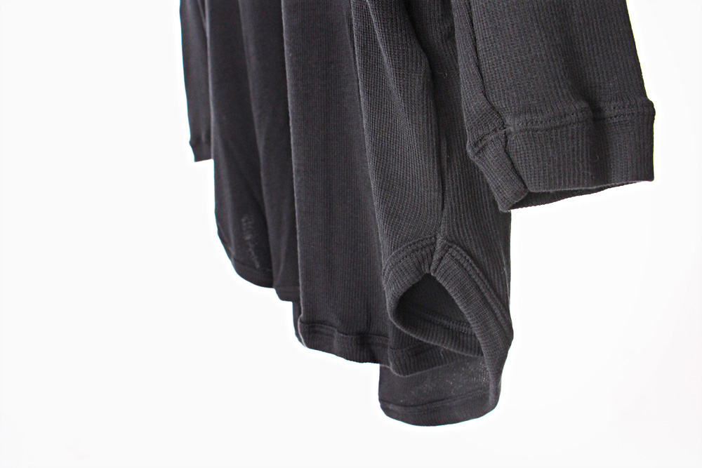 NO CONTROL AIR/ノーコントロールエアー/モダール ベアテレコ タートルネックカットソー/19-20AW/38/レディース/ブラック/A9-NC023TN