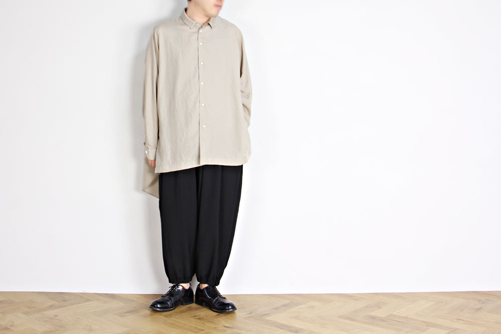 NO CONTROL AIR/ノーコントロールエアー/追撚ポリエステル・ツイル　アラジンパンツ/AR_NC147PF/カーキ、ブラック/size M