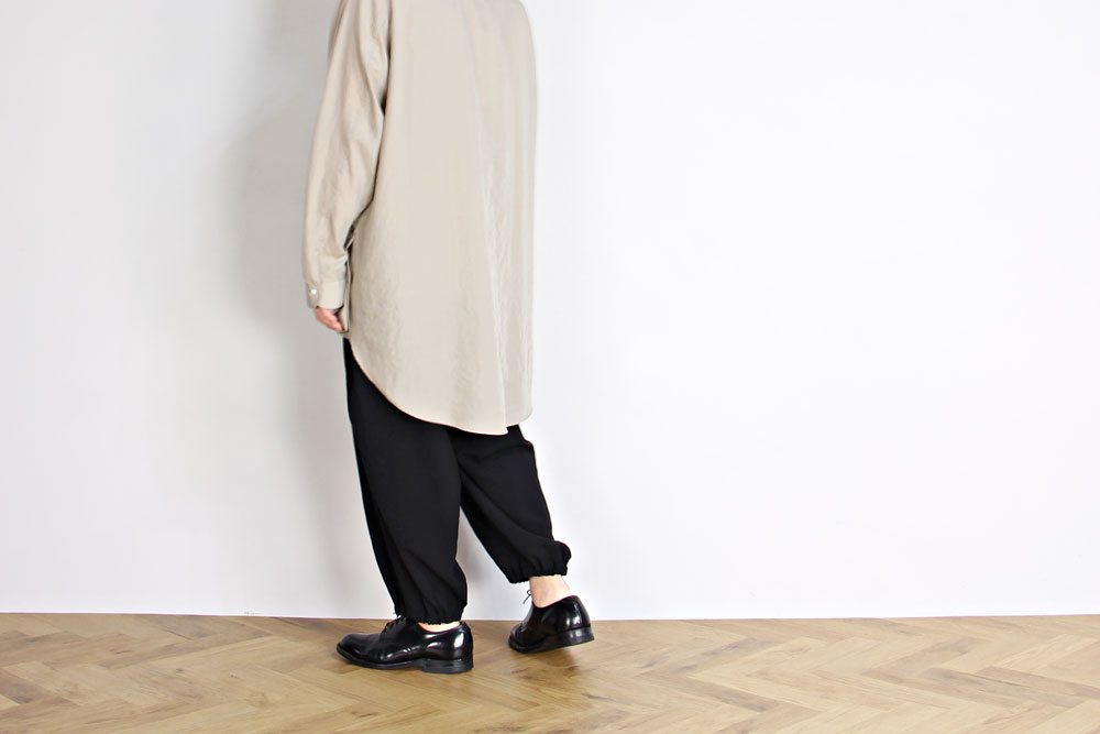 NO CONTROL AIR/ノーコントロールエアー/追撚ポリエステル・ツイル　アラジンパンツ/AR_NC147PF/カーキ、ブラック/size M