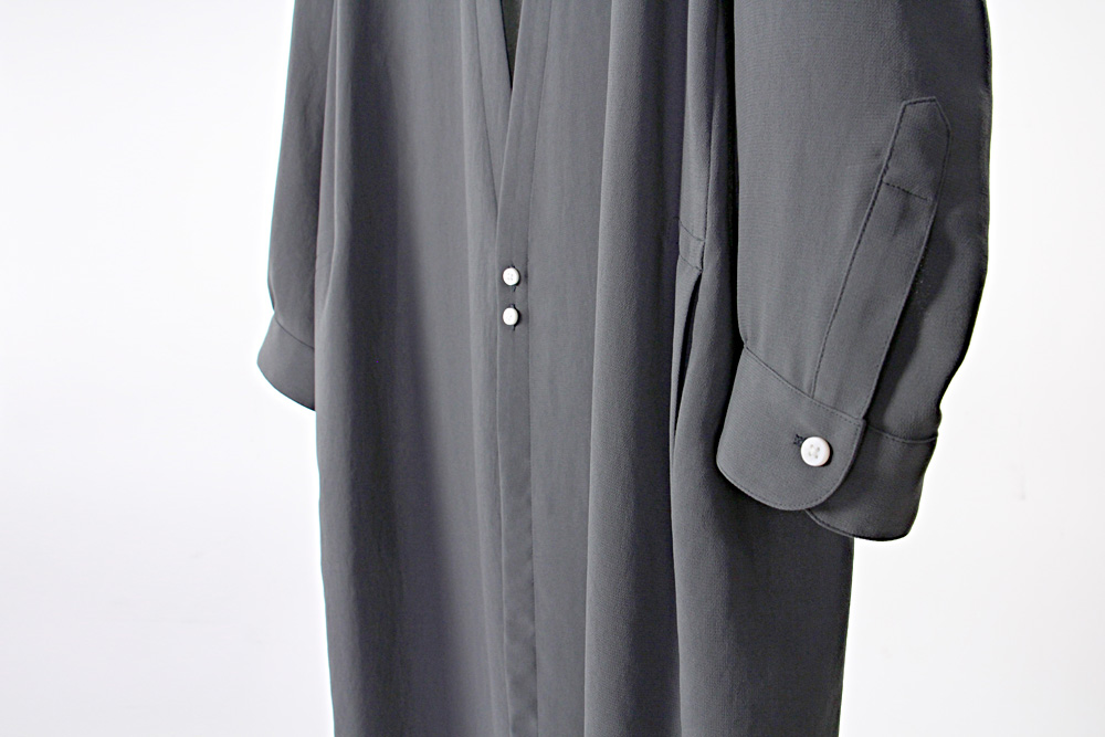 NO CONTROL AIR/ノーコントロールエアー/ポリエステルシフォン ウォッシュライク加工 ロングカーディガン/2019ss/38/レディース/2色/S9-NC234SC