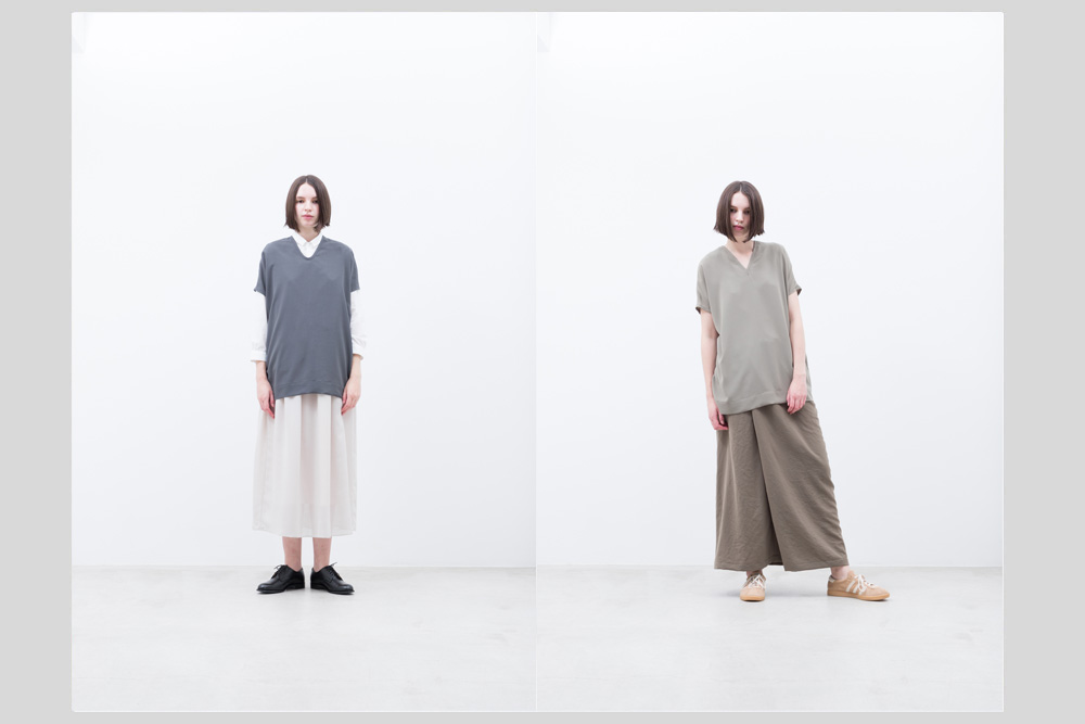 NO CONTROL AIR/ノーコントロールエアー/ポリエステルシフォン ウォッシュライク加工 フレンチスリーブプルオーバー/019ss/38/レディース/2色/S9-NC235PO