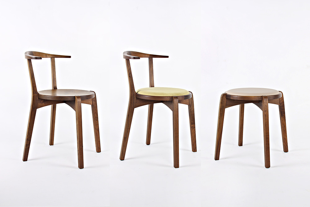 HIRASHIMA/ヒラシマ/AGILE Side Chair・AGILE Stool/アジレ サイドチェア・アジレスツール/家具/椅子/福岡