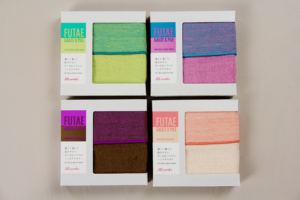 ℓℓℓ Works /ルルルワークス/ FUTAE GAUZE&PILE / フェイスタオル