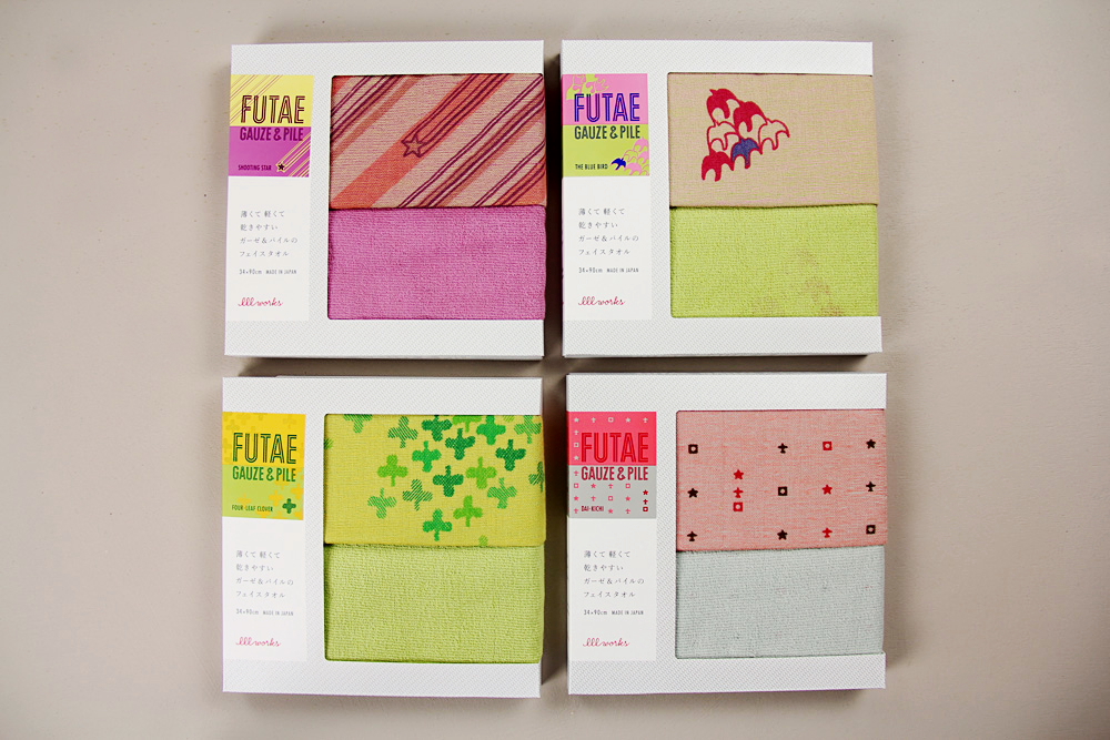 ℓℓℓ Works /ルルルワークス/ FUTAE GAUZE&PILE / フェイスタオル