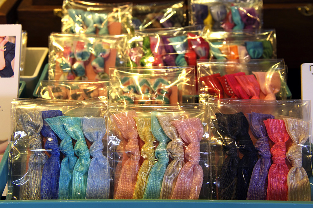 solid color hair ties