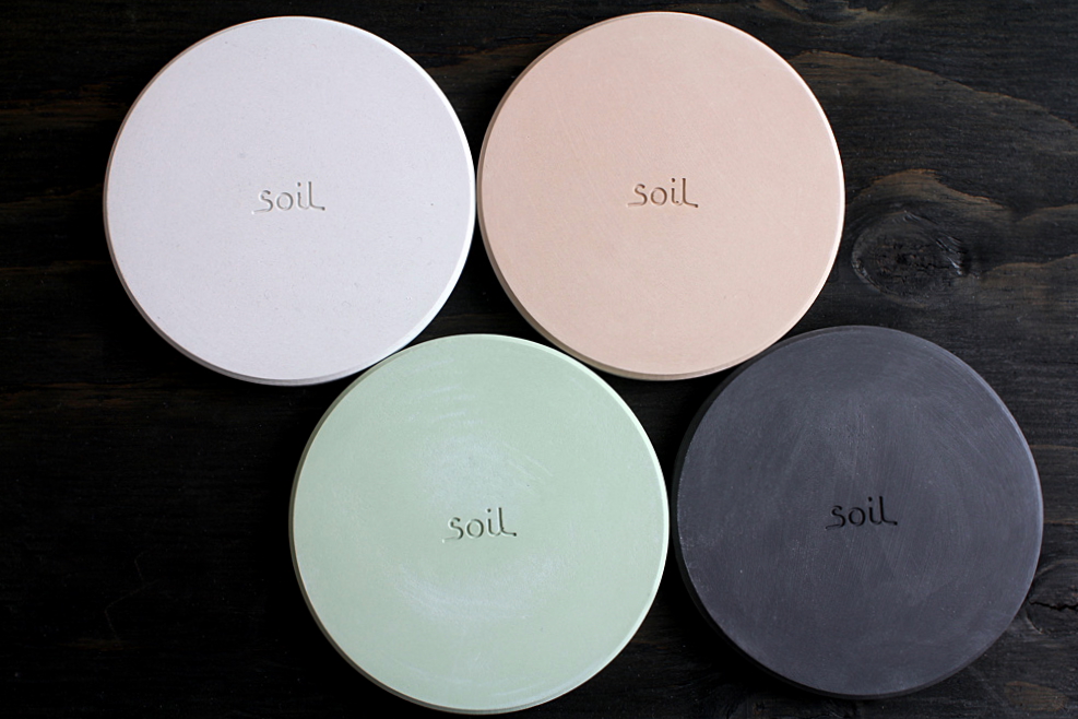 soil/ソイル/COASTER large / circle・square
