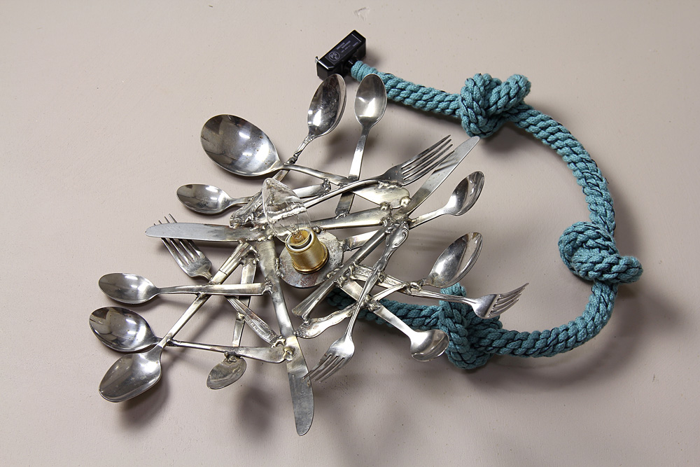 TRICOTÉ×testis / Knot kitchen pendant light