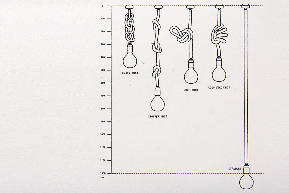 TRICOTÉ×testis / Knot kitchen pendant light