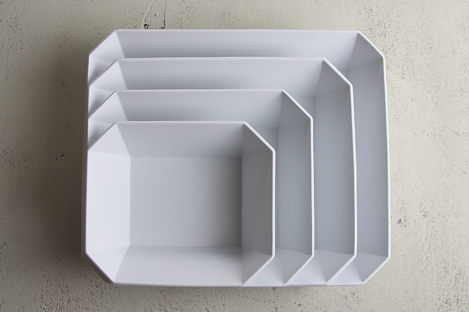 1616/arita japan (1616アリタジャパン)　TY Square Bowl Plain Gray