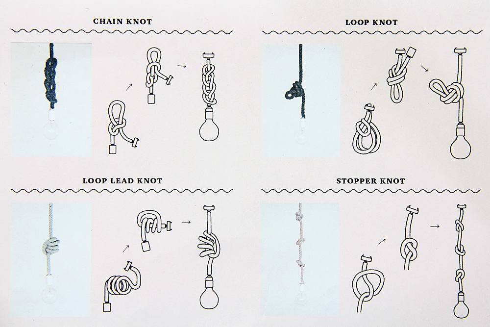 TRICOTÉ (トリコテ) / knot pendant light
