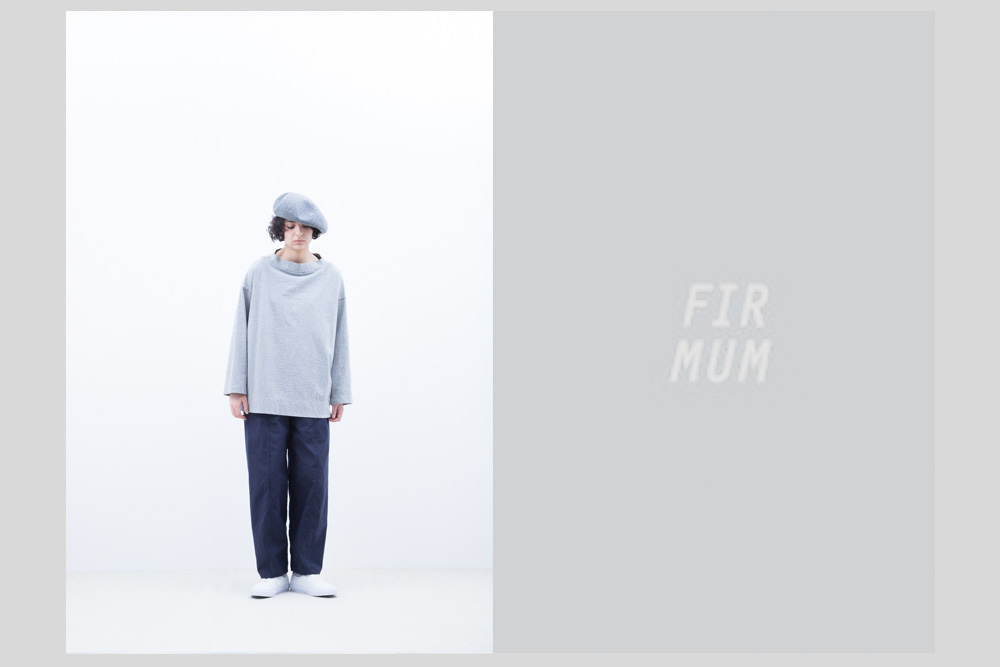 FIRMUM/フィルマム/オープンエンド精紡コットン糸 丸胴天竺ハイネックカットソー/XS/ユニセックス/2色/A8-FR033TF