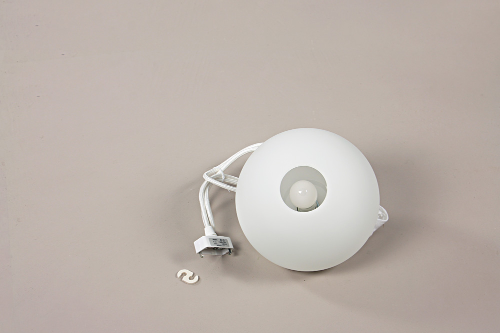 qualia-glassworks/クオリアグラスワークス/glass pendant-light circle whiteガラスペンダントライト/林亜希子/作家/岐阜