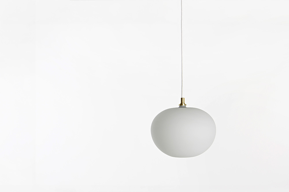 qualia-glassworks/クオリアグラスワークス/glass pendant-light circle whiteガラスペンダントライト/林亜希子/作家/岐阜