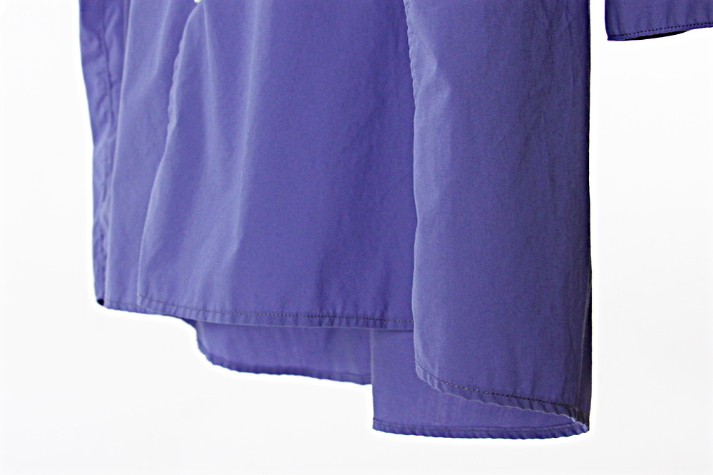 NO CONTROL AIR/ノーコントロールエアー/TC タイプライター長袖シャツ/19-20AW/XS/M/ユニセックス/エクリュベージュ/ヒヤシンスブルー/A9-NC016SF