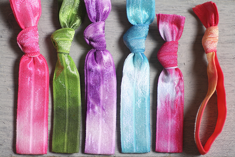mane MESSAGE / メインメッセージ / tie dye hair ties