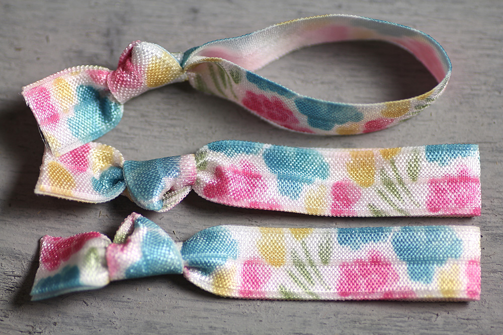 pattern hair ties