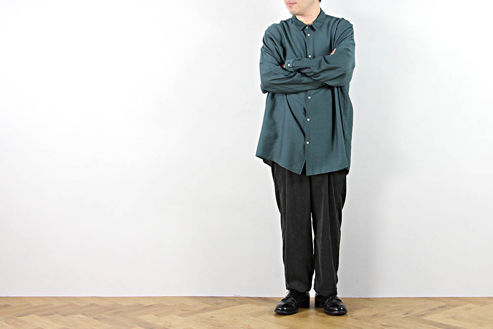 NO CONTROL AIR/ノーコントロールエアー/ポリエステル コーデュロイ パンツ/20-21AW/M/ユニセックス/ブラック/A0-NC112PF