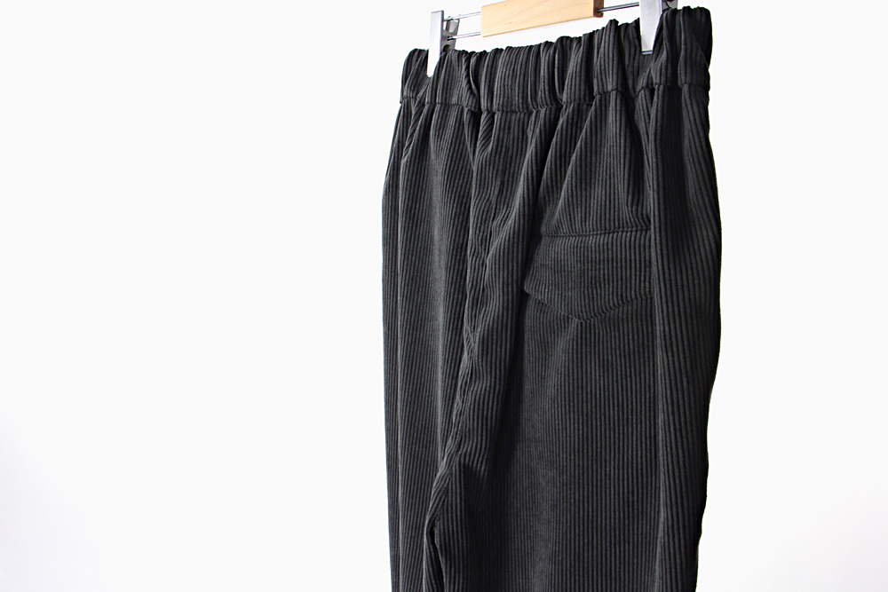 NO CONTROL AIR/ノーコントロールエアー/ポリエステル コーデュロイ パンツ/20-21AW/M/ユニセックス/ブラック/A0-NC112PF