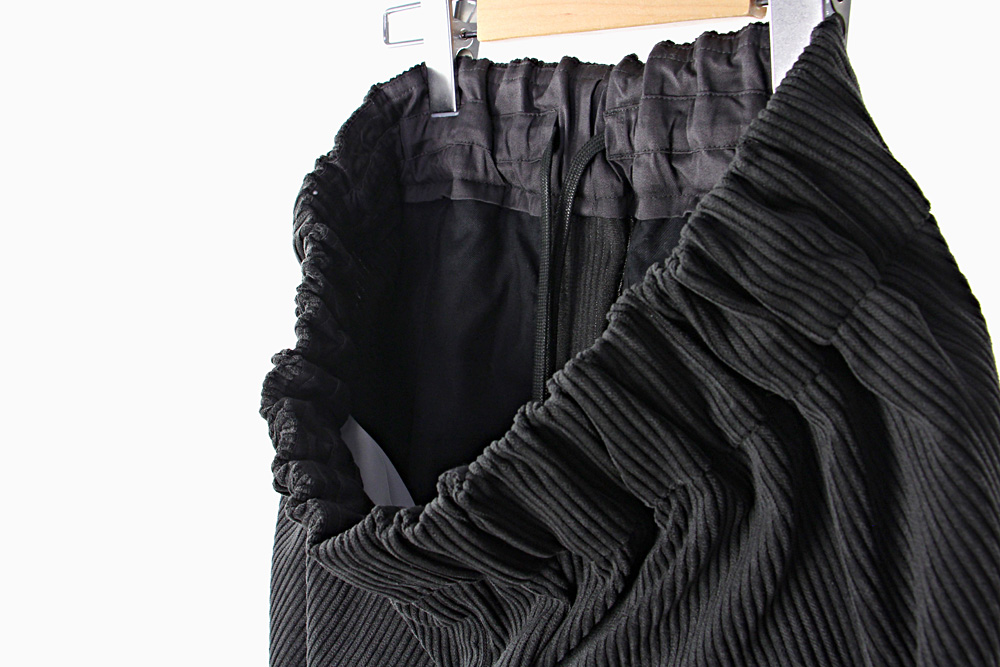 NO CONTROL AIR/ノーコントロールエアー/ポリエステル コーデュロイ パンツ/20-21AW/M/ユニセックス/ブラック/A0-NC112PF