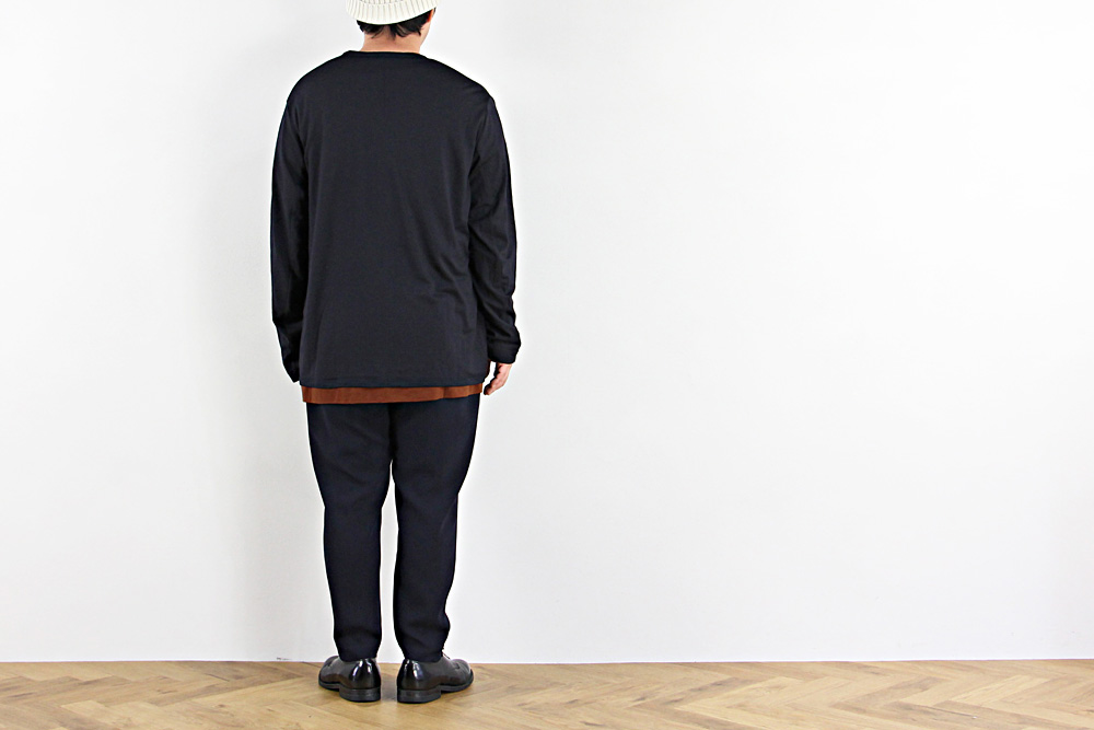 NO CONTROL AIR/ノーコントロールエアー/Super 120´s 天竺カーディガン/19-20AW/XS/M/ユニセックス/バーントオレンジ/ダークグレー/ネイビー/A9-NC135TD