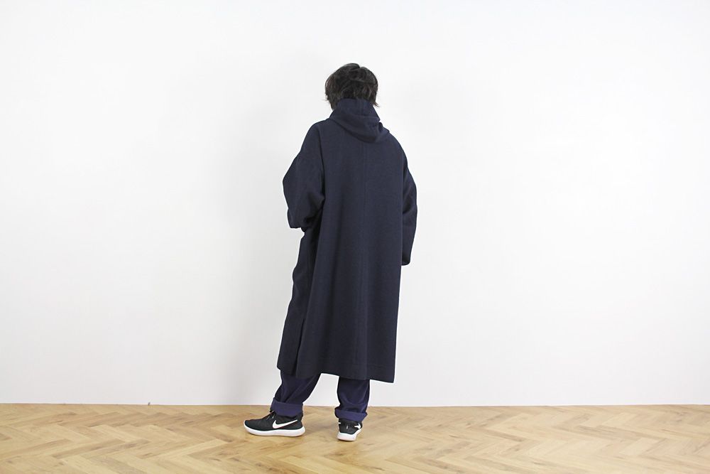 FIRMUM/フィルマム/リサイクルウール&コットン 横2重織 モッサーコート/M/ ユニセックス/A7-F191CT