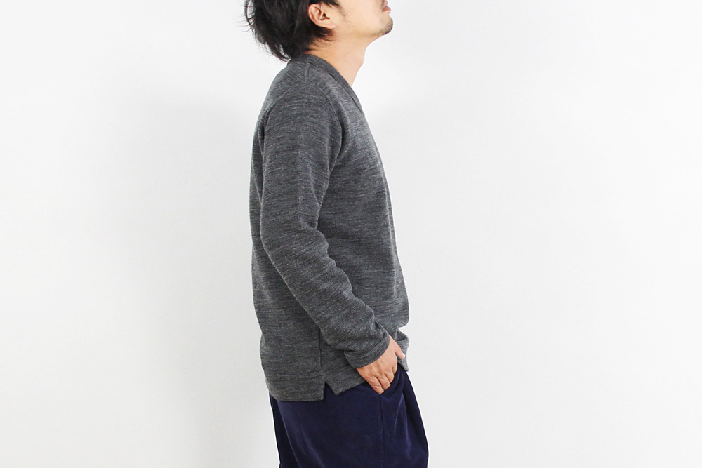 NO CONTROL AIR/ノーコントロールエアー/ウールトップ ブロックニット プルオーバー/M/ユニセックス/A7-N111TF