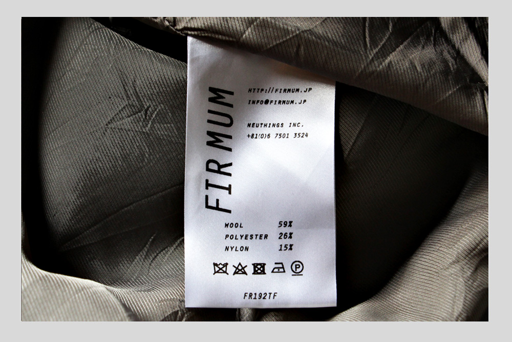 FIRMUM/フィルマム/ウール パイルボアニット ボートネック ロングスリーブ/XS/ユニセックス/A8-FR192TF