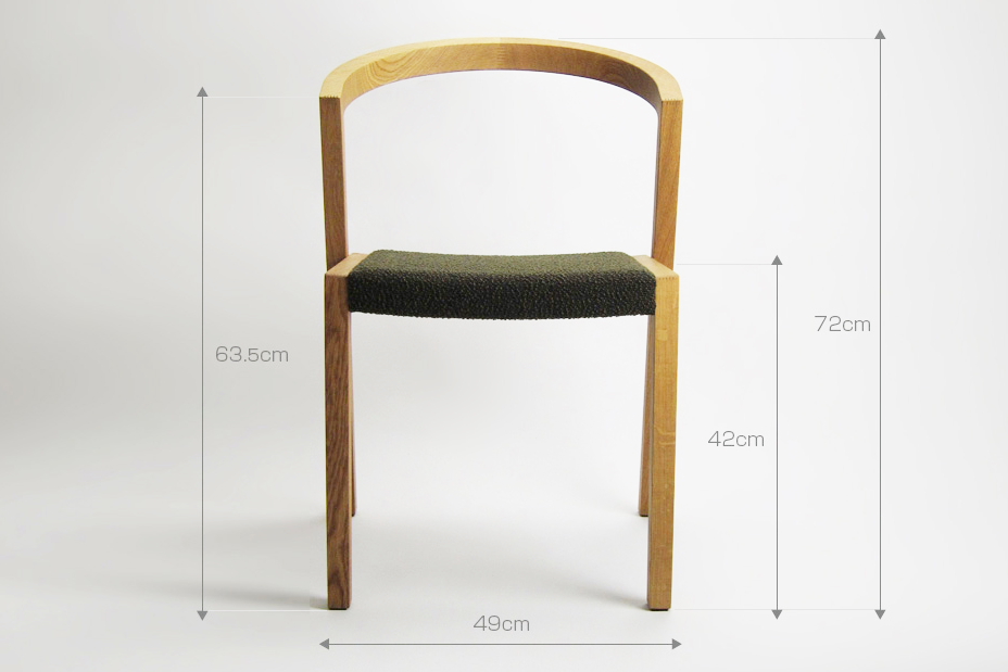宮崎椅子製作所 / U chair (ユーチェア ) / 小泉誠 / ハーフアームチェア