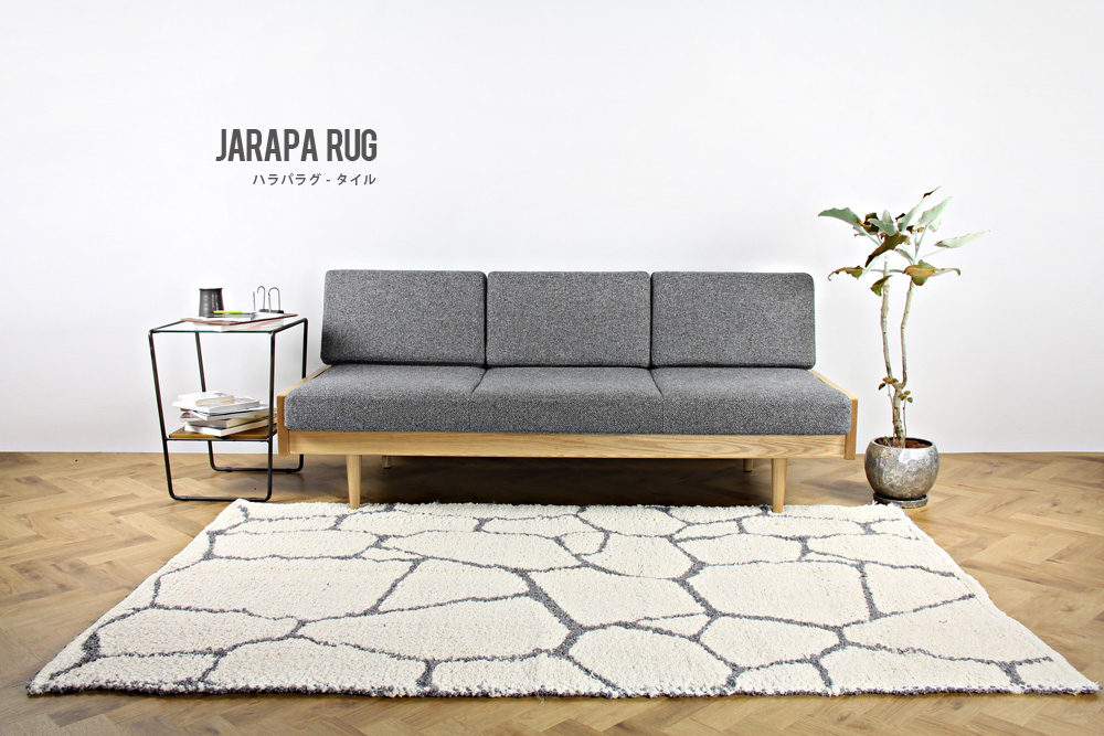 JARAPA RUG・ARTELOR / TILE (タイル) 140×200 JARAPA RUG・ARTELOR/ハラパラグ/ラグ/マット/洗濯可能商品/取扱店
