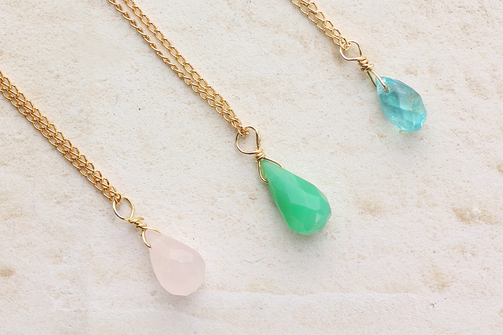 ドロップカットフックピアス